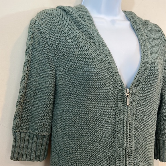 Axcess Liz Claiborne Front Zip Hoodie Sweater  Size S - Picture 5 of 8